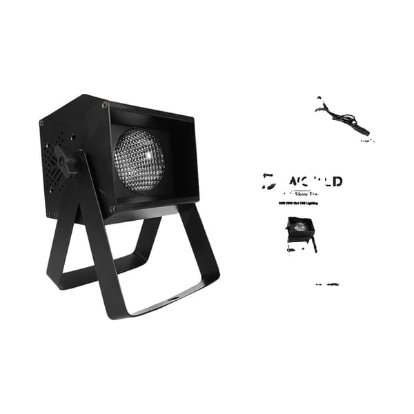 60W COB-belysning, DMX-kontrol, dobbelt lyskilde,60W COB-belysning, EU-stik