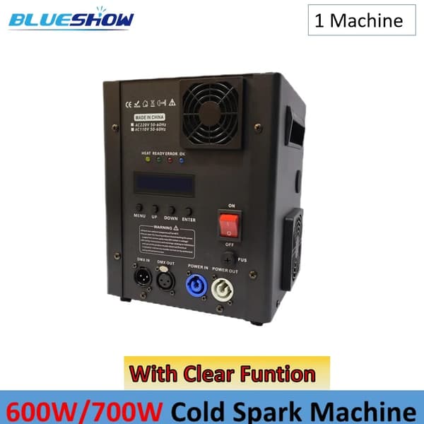 Kold Funkmaskine, 600W/700W Effekt, Justerbar Sprayhøjde,1 Maskine, 700W