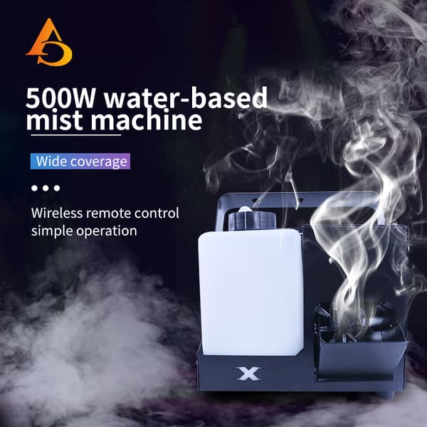 DMX Savukone, 500W Teho, Säädettävä Savupituus,220v, EU-plugi