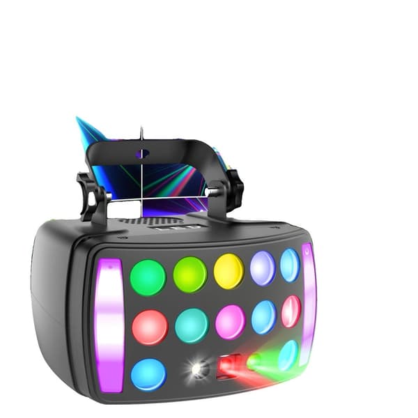 Scenbelysningseffektljus, 50W effekt, mångsidig DMX-kontroll,EU-kontakt