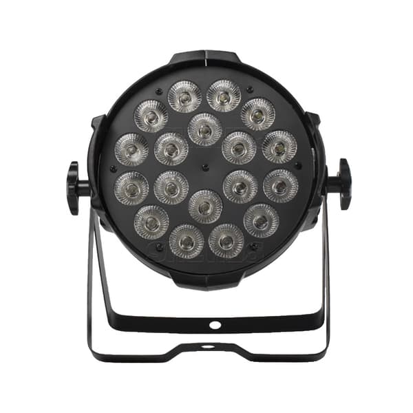 LED Par, Aluminiumlegering, RGBWA+UV,18x12W, EU stik