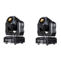 Miniatyrbillede 1 af 2: Mini Led Moving Head Spot Light, 75w, DMX kontrol,2stk 75W, Eu stik
