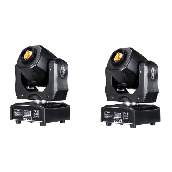 Mini Led Moving Head Spot Light, 75w, DMX kontrol,2stk 75W, Eu stik