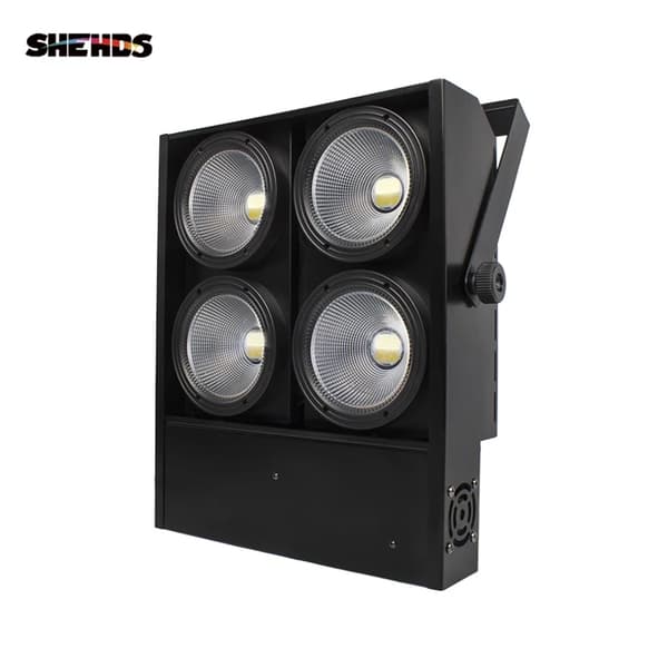 LED Blinderlys, 4x100W & 200W muligheder, Kold & Varm Hvid,4øjne cool varm, Eu stik