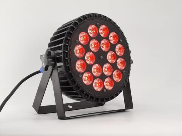 LED Par-ljus 18x18W RGBWA+UV, 324W, DMX512 Multi-Modes,12W RGBW