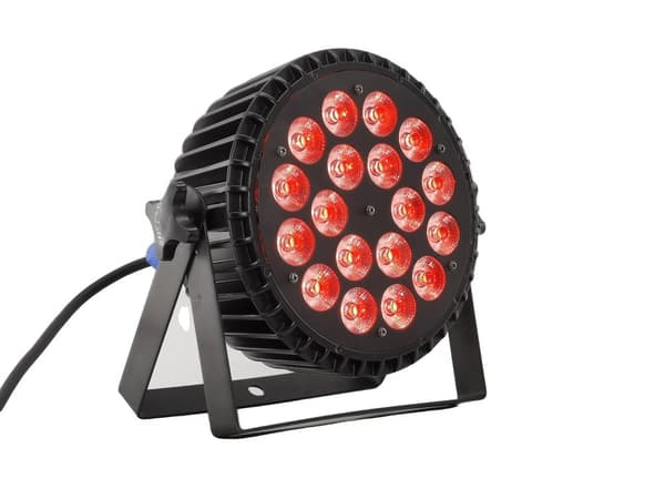 LED Par-ljus 18x18W RGBWA+UV, 324W, DMX512 Multi-Modes,12W RGBW