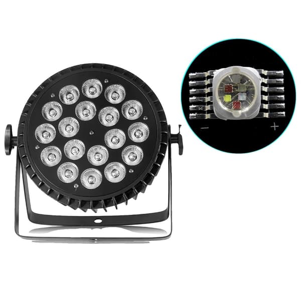 LED Parivalo,RGBWA UV 6in1, EU-plugi