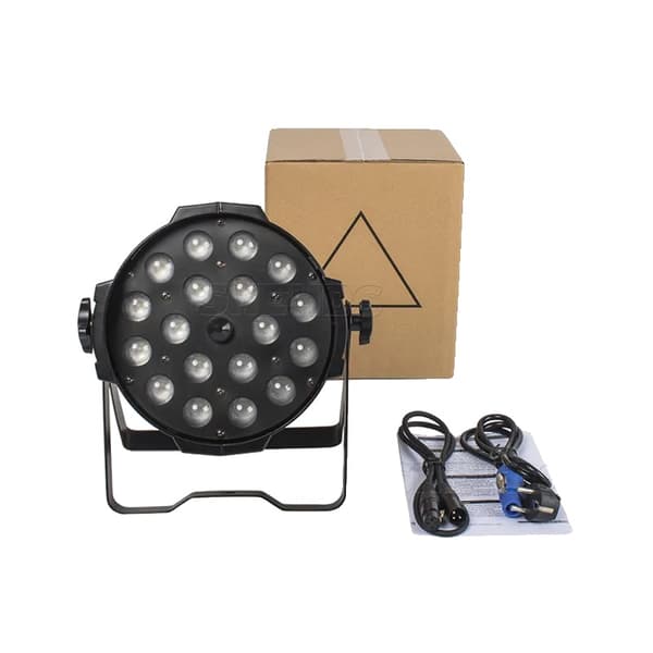 LED Par Belysning, 18x18W RGBWA UV 6i1, 18x12W 4i1 Indendørs, RDM DJ Disco Show Scene,Zoom 18x18W 6in1, EU Stik