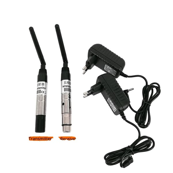 Trådløs DMX512-sender, 2,4G trådløs, kompatibel med Par-lys,EU-stik, DMX 1T1R
