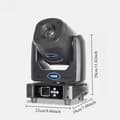 Miniatyrbillede 2 af 2: LED Moving Head Light, 100W Høj Effekt, 15 DMX Kanaler,EU Stik, 1stk G100