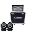 Miniatyrbillede 1 af 2: LED Moving Head Zoom Wash Light, RGBW Farver, Nøglefunktion Drift,Eu stik, KUN 1 dual case