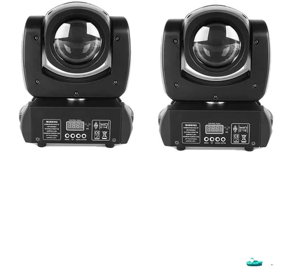 LED Moving Head Light, 100W Effekt, 8 Farvehjul,EU stik, 2PCS