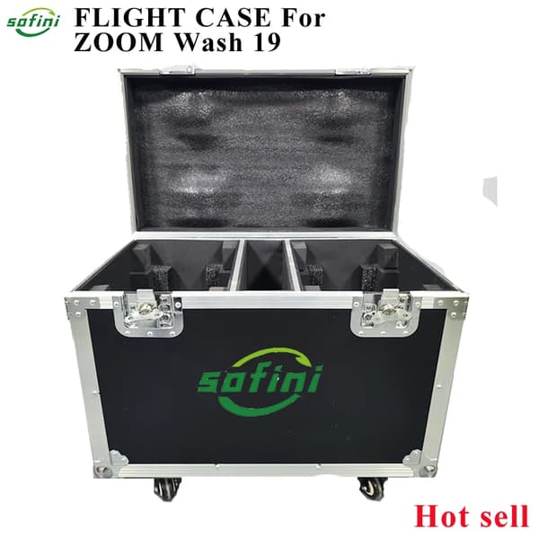 Moving Head Light, 280W effekt, 19x15W RGBW lampe,1 Flightcase 2i1