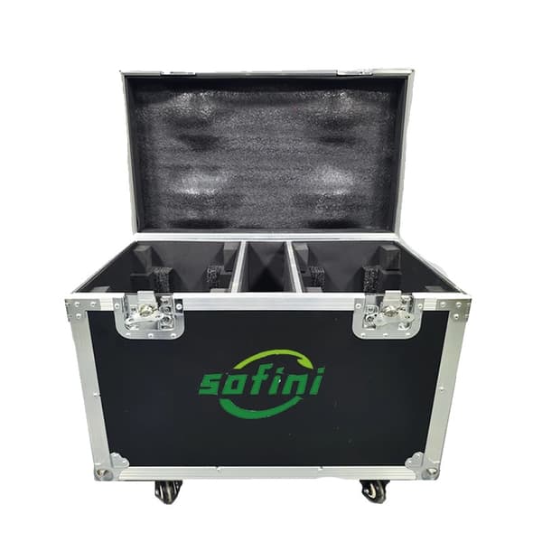 Moving Head Light, 280W effekt, 19x15W RGBW lampe,1 Flightcase 2i1