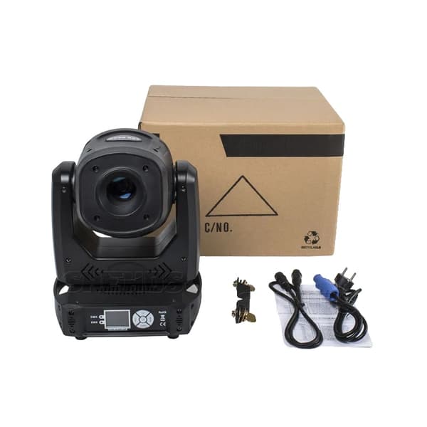 LED Spot 100W Lampa, 14 DMX Kanaler, Dynamiska GOBO-mönster,EU-plugg, LED Spot 100W Ljus