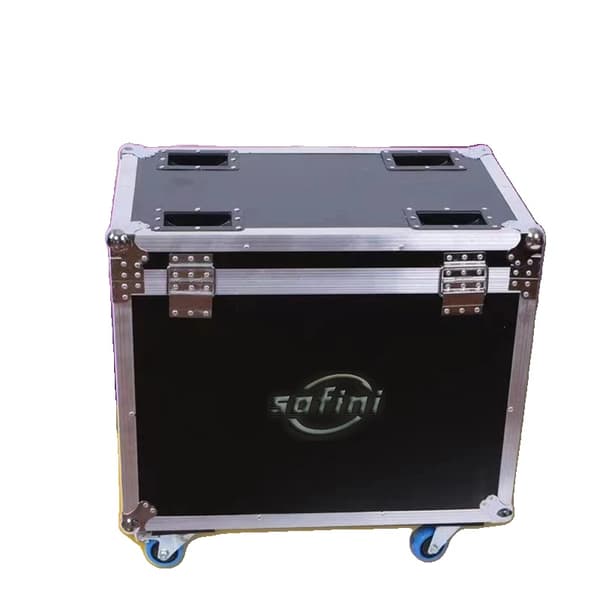 Bevægelseshoved LED Wash Light, 19x15W RGBW, DMX Kontrol,1 Flightcase 2i1