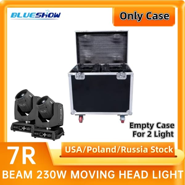 Beam 230W Moving Head Lys, 14 Farver + Hvid, 17 Gobos, Elektronisk Fokus,1 Flyvesag Kun