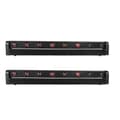Miniatyrbillede 1 af 2: LED Moving Head Belysning, RGBW, Flykasse,2PCS, EU stik