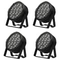 Miniatyrbillede 1 af 2: Par Lights, 14 RGBW LED'er, Styring med stemme, Mini størrelse,EU stik, 4PCS