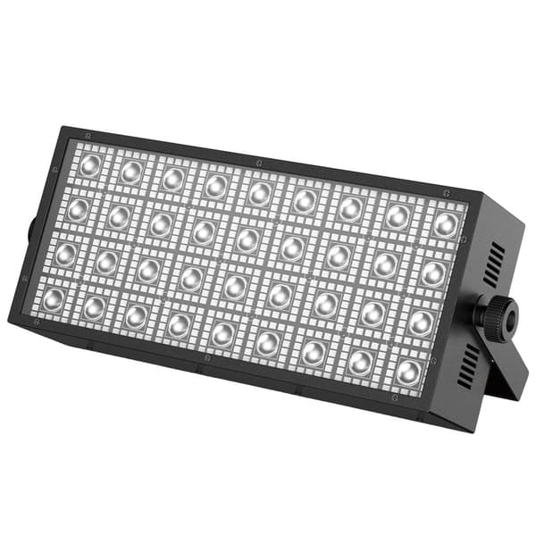 RGB LED Väggtvättslampa, 220W Effekt, 2° Strålvinkel,svart, EU-plugg