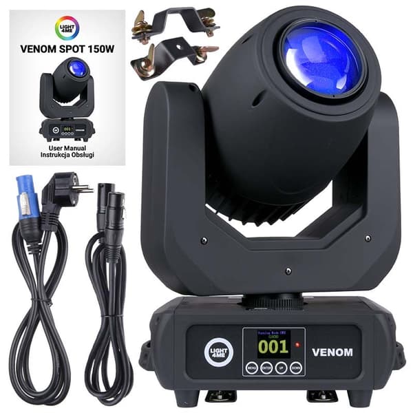 LIGHT4ME VENOM SPOT 150W LED-rörligt huvud