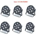 Miniatyrbillede 2 af 2: LED Scene Belysning, 90W Effekt, DMX Kontrol,6PCS7X12W RGBW, EU -stik