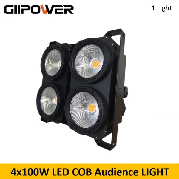 LED COB Publikljus, 400W Effekt, 8624lm Ljusflöde,1 Ljus