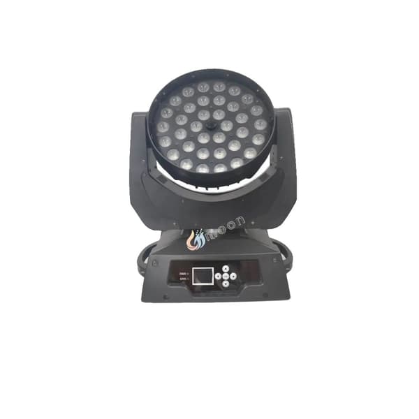 LED Moving Head Light, 36x18W RGBWAUV, DMX512 Kontrol,1 Lys, 4 i 1