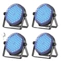 Miniatyrbillede 1 af 2: LED DJ Par Lys, Høj Lysstyrke, Trådløs Fjernbetjening,EU stik, ZQ01638-4Pcs