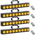 Pikkukuva 1 / 2: Lavavalaistusvaikutus, 9 kpl RGBW LED-valoja, useita ohjaustiloja,4KPL, EU-plugi