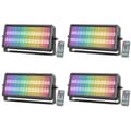 Miniatyrbillede 2 af 2: RGB LED Vaskelys, 120W Effekt, Flere Kontrolmuligheder,EU-stik, sort