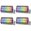 Miniatyrbillede 1 af 2: RGB LED Vaskelys, 120W Effekt, Flere Kontrolmuligheder,EU-stik, sort