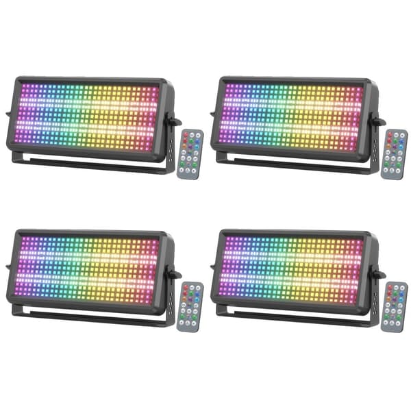 RGB LED Vaskelys, 120W Effekt, Flere Kontrolmuligheder,EU-stik, sort