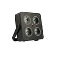 Miniatyrbillede 1 af 2: LED Par Lys, 4 stk 18W RGBWA+UV, 8-10 timers batterilevetid,sort, EU -stik