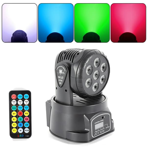 RGBW 4-i-1 LED Scene Lys, 105W Effekt, DMX512 Kontrol,105W