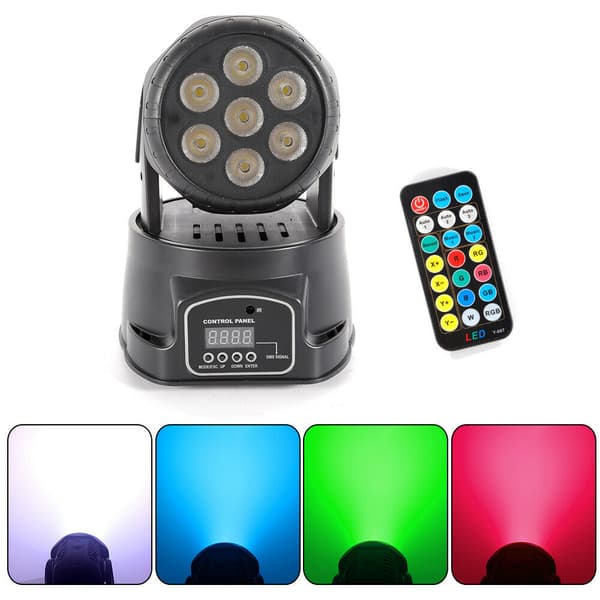 RGBW 4-i-1 LED Scene Lys, 105W Effekt, DMX512 Kontrol,105W