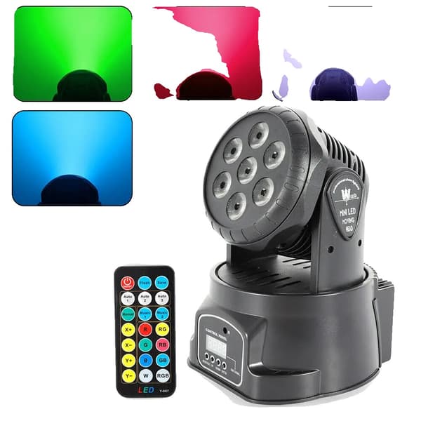 RGBW 4-i-1 LED Scene Lys, 105W Effekt, DMX512 Kontrol,105W