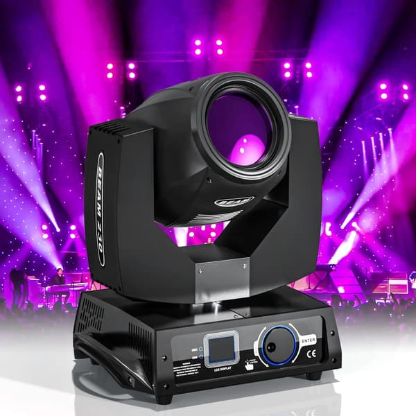 Bevægelseshoved Scene Lys, 230W Effekt, DMX512 Kontrol,EU stik, ZQ02244