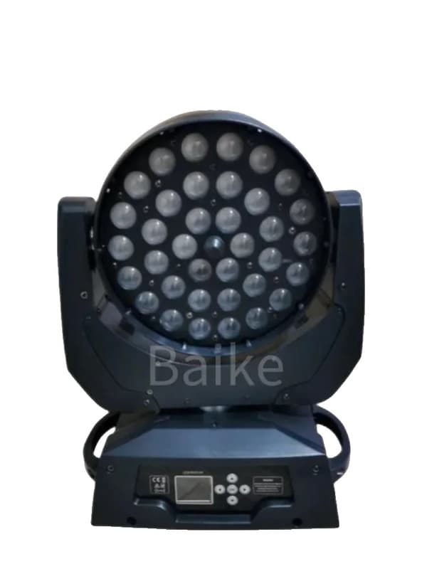 LED Wash Zoom Moving Head Light, 36x18W RGBAUV, 450W Effekt,RGBWAUV 6i1, 1 lys