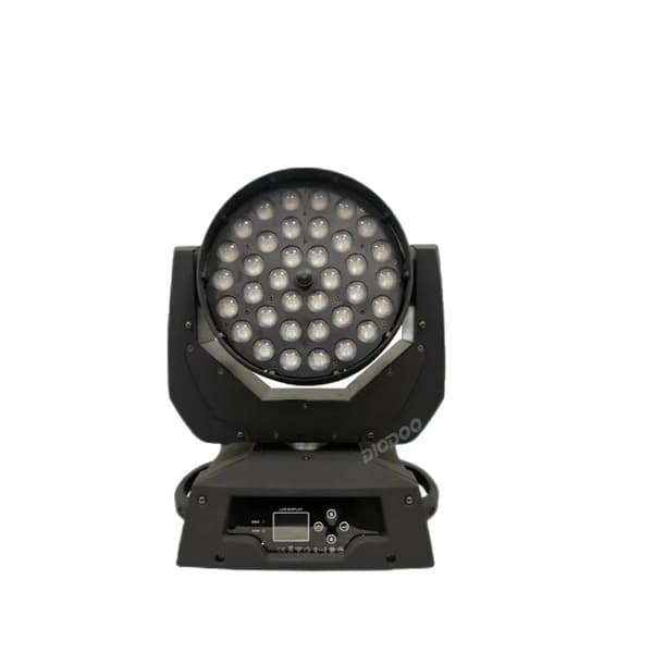 LED Wash Zoom Moving Head Light, DMX Scene Lys, Professionel Scene Belysningseffekt,Rgbwauv 6in1, 1 Lys