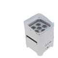 Miniatyrbild 1 av 2: LED 6 i 1 RGBWA UV-lampa, 108W total effekt, trådlös kontroll, 8800 mAh batteri,EU-plugg, Vit batteri 6in1