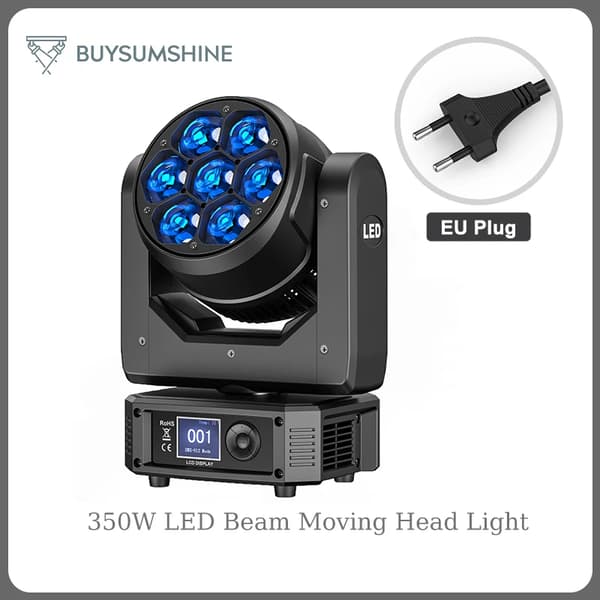 350W LED Moving Head Light, DMX Kontrol, Alsidig Brug,EU stik