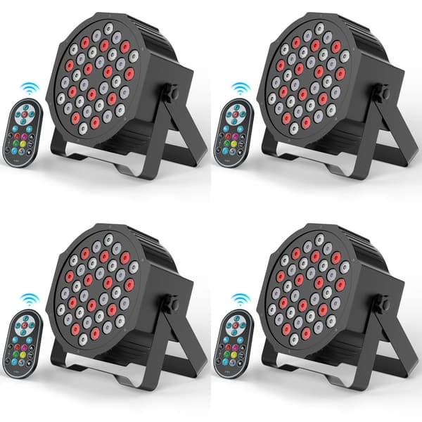 Scene Belysning, 36 RGB LED, DMX Kontrol,EU stik, ZQ01082