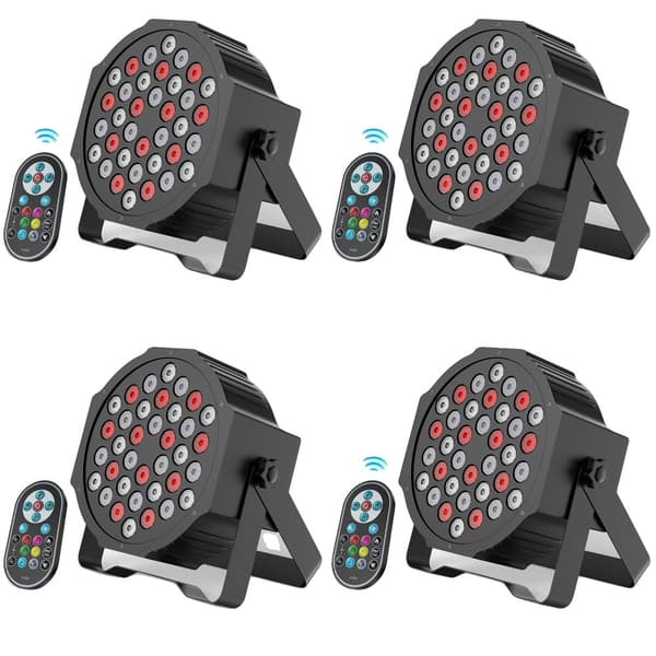 Scene Belysning, 36 RGB LED, DMX Kontrol,EU stik, ZQ01082