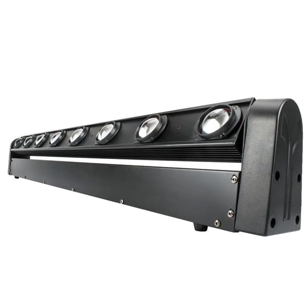 Beam LED Scene Lys, 8x12W RGBW, Digital Kontrolpanel,EU stik, 1PCS
