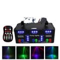 Miniatyrbillede 1 af 4: Scene Laserlysprojektor, RGB Laserfarver, DMX Kontrol, Lydaktivering,EU stik