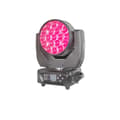Miniatyrbillede 1 af 2: Bevægelseshovedvaskelys, 19x15W RGBW LED'er, DMX-kontrol,1 Lys