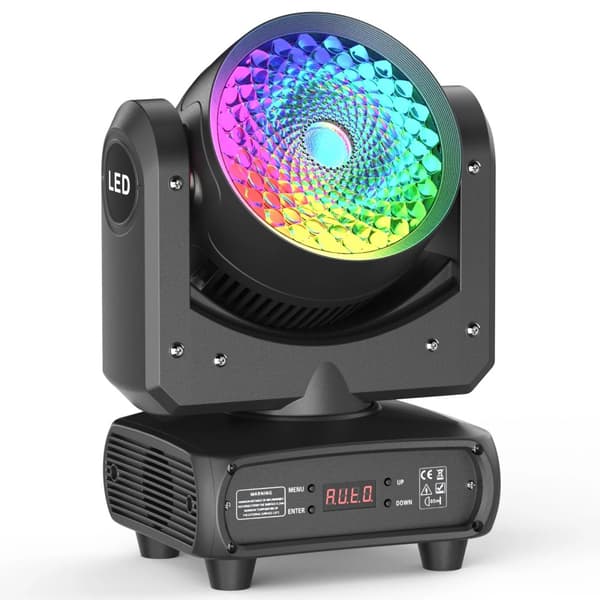 Kääntyvä valopää, 200W teho, DMX-lavavalo,ZQ02358, EU-pistoke