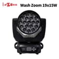 Miniatyrbild 2 av 2: LED Zoom Wash Moving Head Light, 19x15W RGBW, DMX-kontroll,1 Ljus