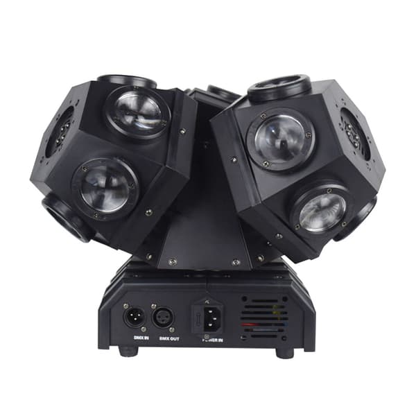 Tre-hoved roterende moving head lys, 180W effekt, DMX kontrol,Stråle Laser